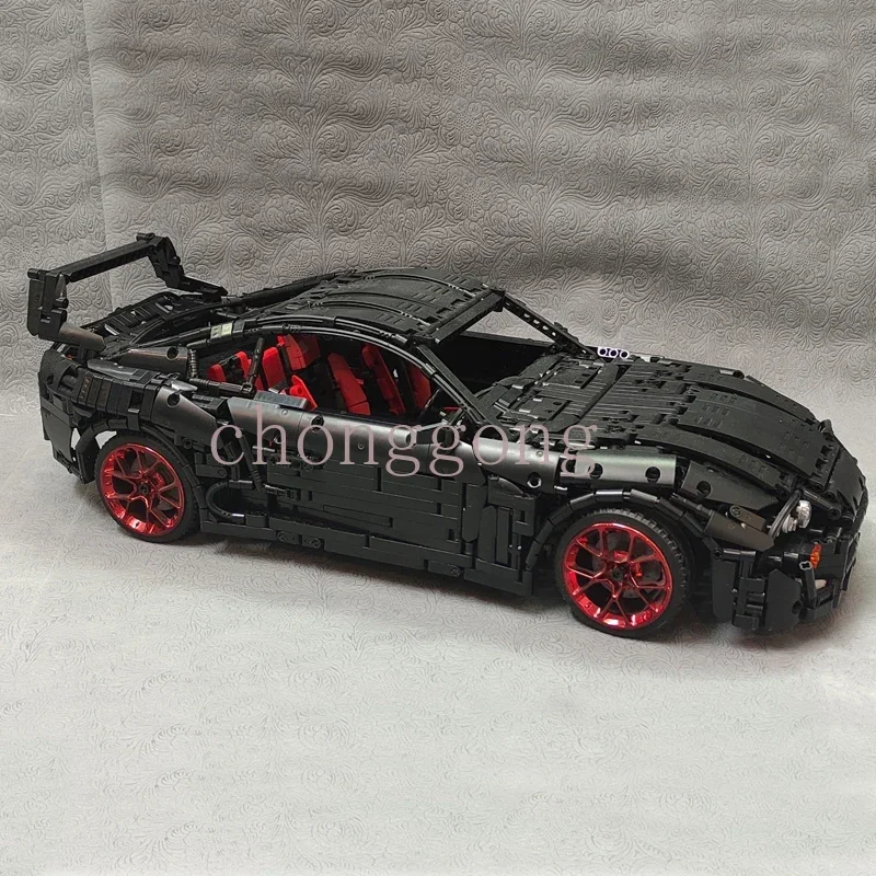 Super Sports Car Model Buiding Kit, creator Block Bricks, Juguetes DIY para niños, regalos de cumpleaños, nuevo, 1:8 escala Supra MK4 [A80]