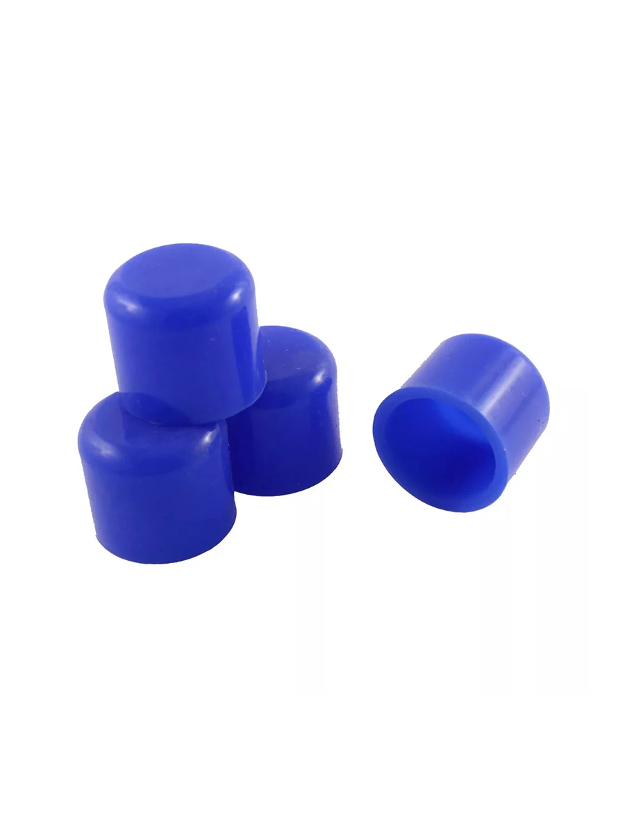 Blue Silicone Blanking Cap Intake Vacuum Hose End Bung Plug Silicone 10pcs 4mm / 6mm / 8mm / 10mm /12mm16mm/19mm /25mm/30mm/32mm