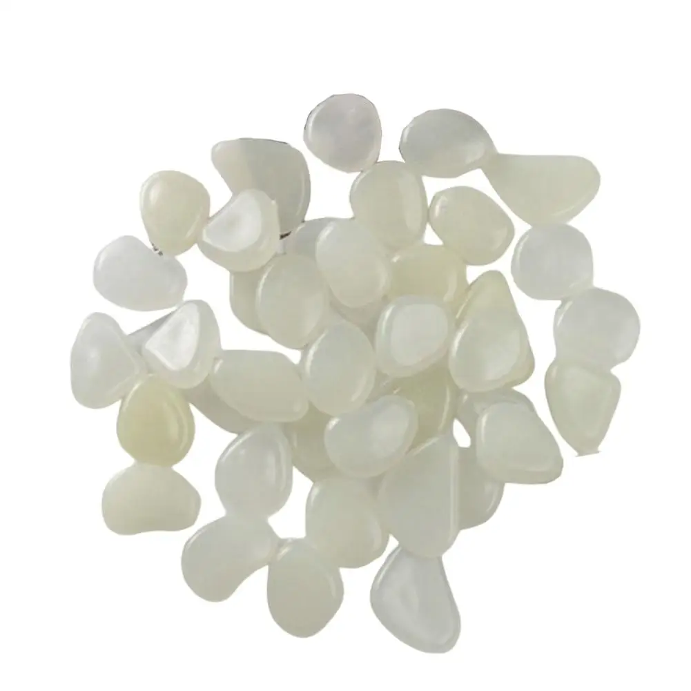 Aquarium Decor Luminous Stones Diameter Approximately 2.2cm Safe For Aquatic Environments Highly Polished Resin