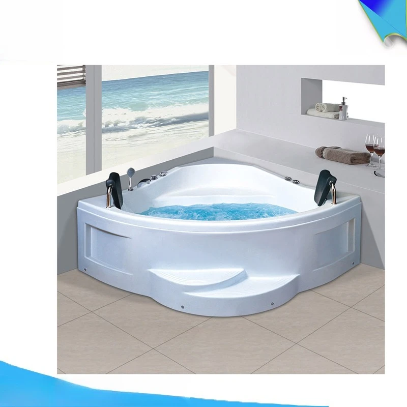 

Схема схемы уровня воды Jacuzzi, двойная ванна для серфинга в форме веера с ножными педалями