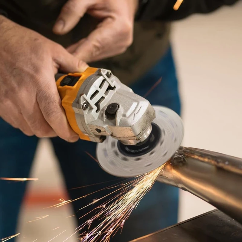 Angle Grinder Cutting Blade For Stone Ceramic,4In Super Thin Tile Saw Blade,Rock Slab And Tile Cutting Grinding Disc 5PC