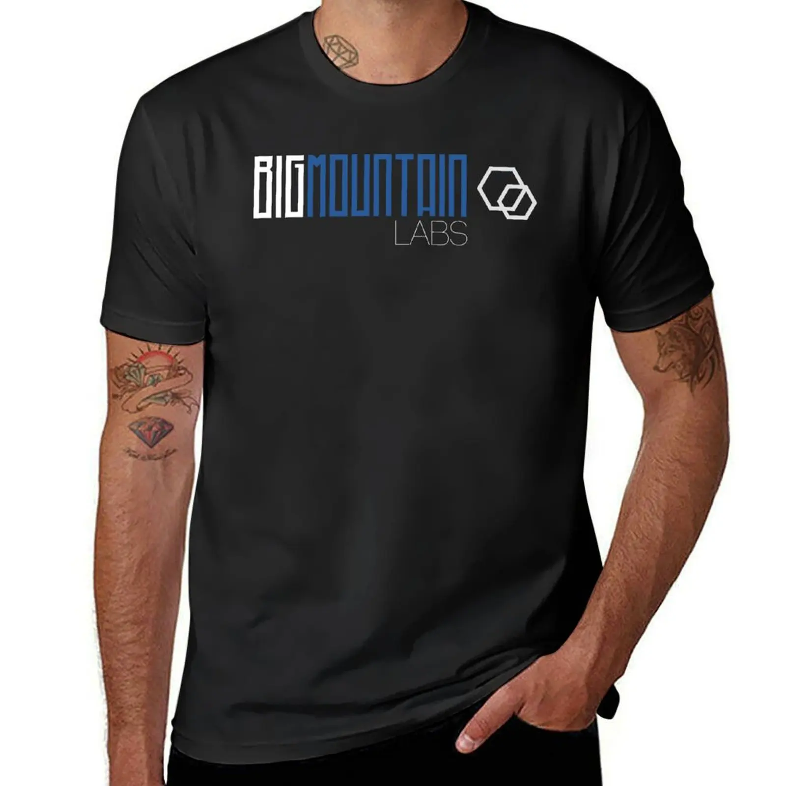 Big Mountain Labs - Redesign T-Shirt heavyweights new edition plain black t shirts men