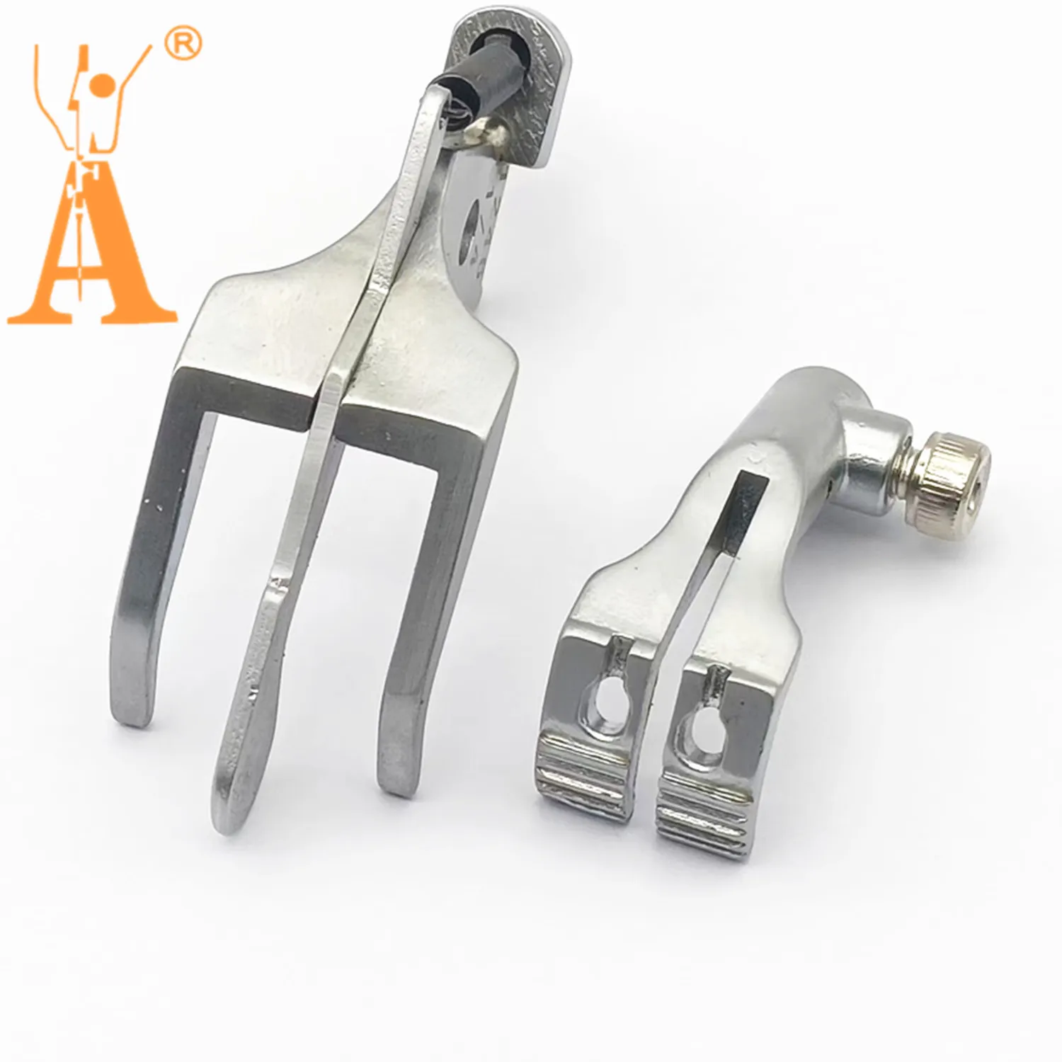 KP1246 2 إبرة المشي القدم مع دليل مركز الربيع لآلات الخياطة PFAFF 146 1246 1296 إبرة مزدوجة المشي القدم #2