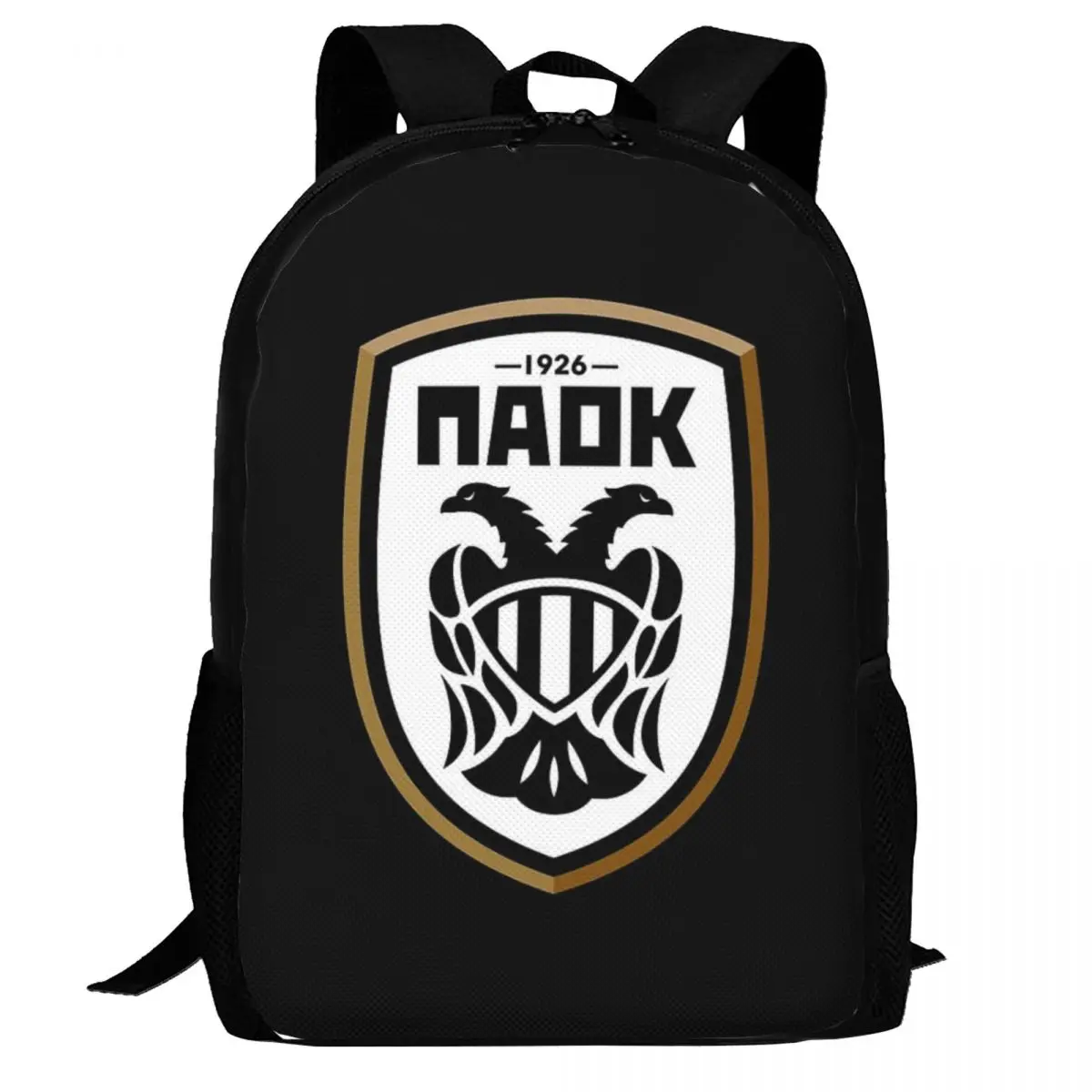 

Рюкзак PAOK для греческих футбольных фанатов из Салоники, вместительный рюкзак для книг, школьная сумка, сумки через плечо для мужчин и женщин
