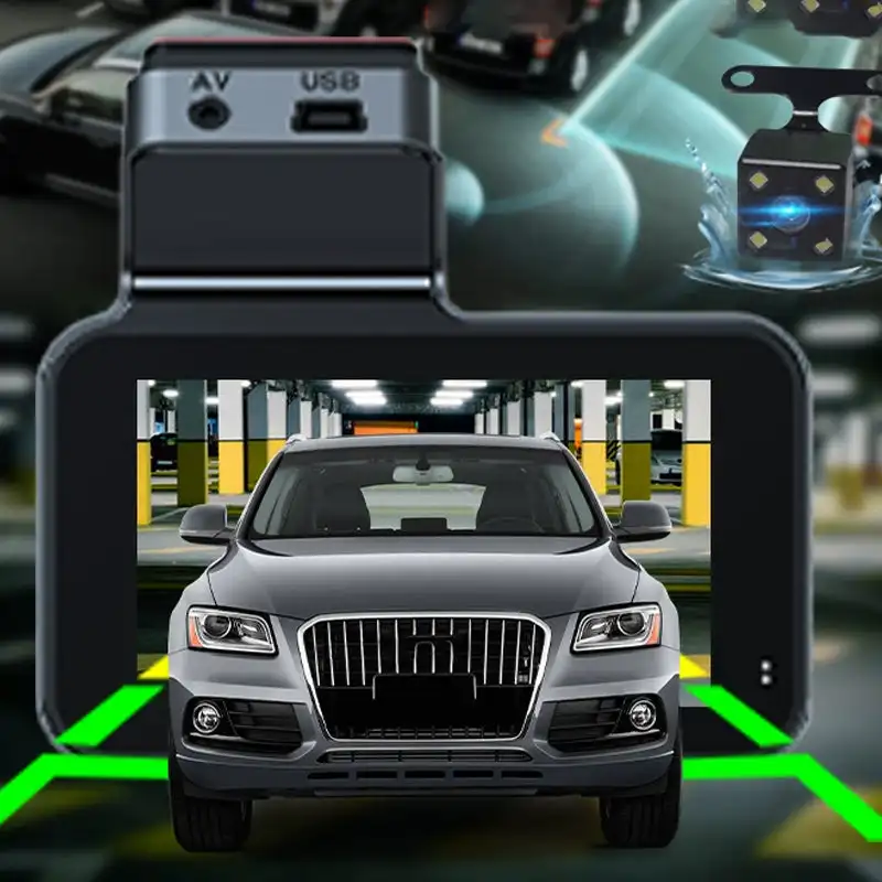 Dash Cam Front and Rear View Camera Video Recorder Dual Lens Car DVR WiFi Cycle Recording Night Vision 1080P Dashcam 3 Inch - Image 4