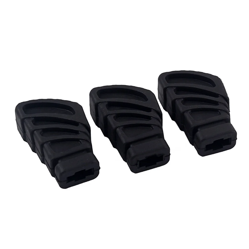

3pcs Rubber Feet For Drum Cymbal Stand Drum Rack Feet Replacement High Friction Stable Durable Wc10 Black L Size