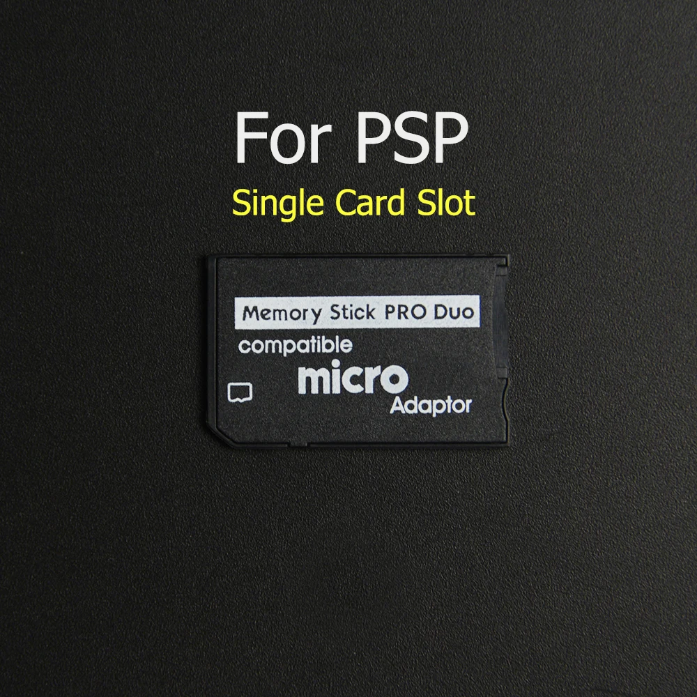 GSF-Adaptador de tarjeta de memoria Micro SD a Memory Stick para PSP Sopport Class10, 2GB, 4GB, 8GB, 16GB, 32GB, 1 unidad