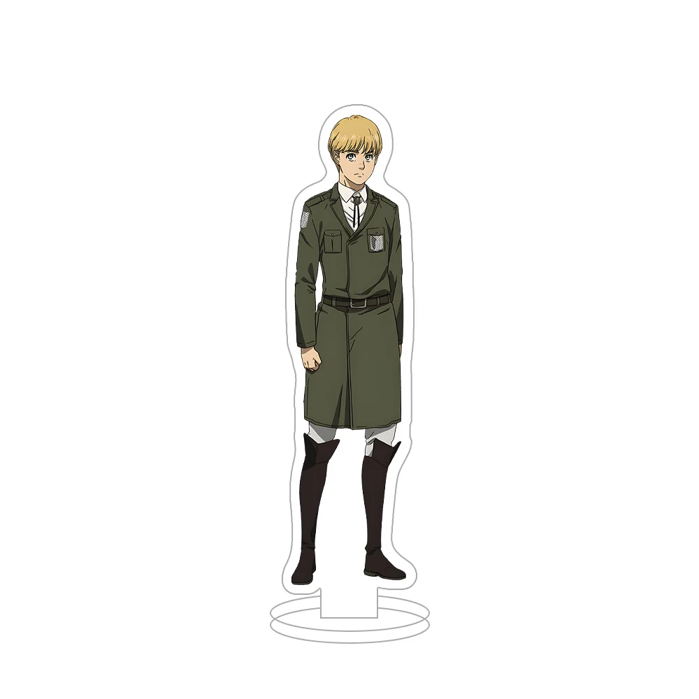 Attack on Titan Eren Jaeger Mikasa·Ackerman Armin Arlert Levi Ackerman Hange Zoe Acrylic Stand Desktop Decor anime goods Gifts