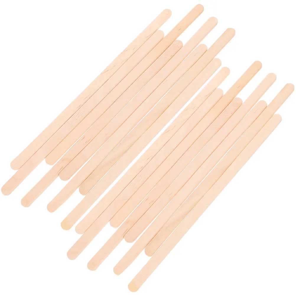 

500 Pcs Wooden Coffee Stick Stirs Disposable Beverage Swizzle Sticks Stirring Thicken