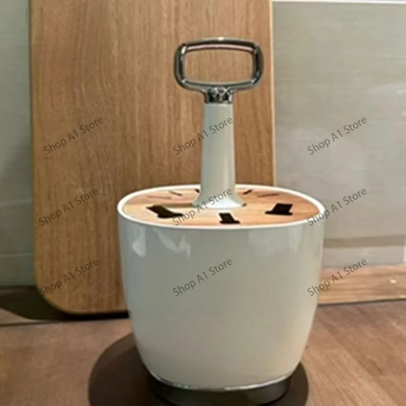 Kitchen stainless steel tableware retro set knife fork spoon holder western food rack set