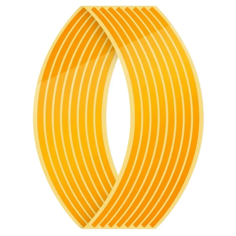 Auto-Styling-Streifen, reflektierend, für Motocross, Fahrrad, Motorrad, Radaufkleber und Abziehbilder, 17/18 Zoll reflektierendes Felgenband