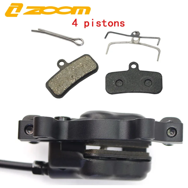 ZOOM HB-876E 4 Pistons E-bike Hydraulic Disc Brake Sensor Control 4-piston Electric Scooter Brake Power Off Electric Bicycle