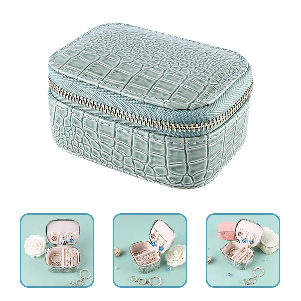 

Портативная маленькая шкатулка для украшений, многофункциональный органайзер для хранения колец, браслетов, ожерелий, дорожный футляр для ювелирных изделий