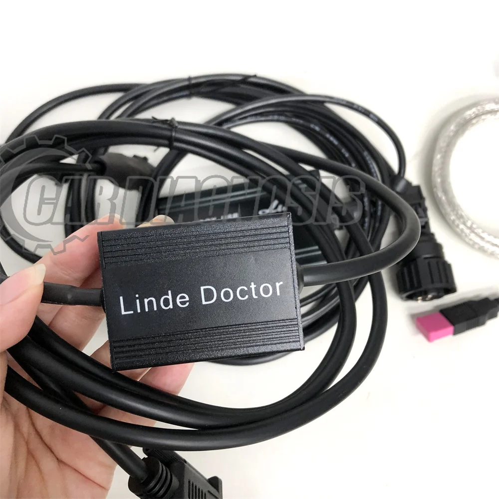 

Pathfinder Software for Linde Forklift Truck Diagnostic Scanner Tool with 4 Pin Adapter Canbox Doctor Cable USB full set
