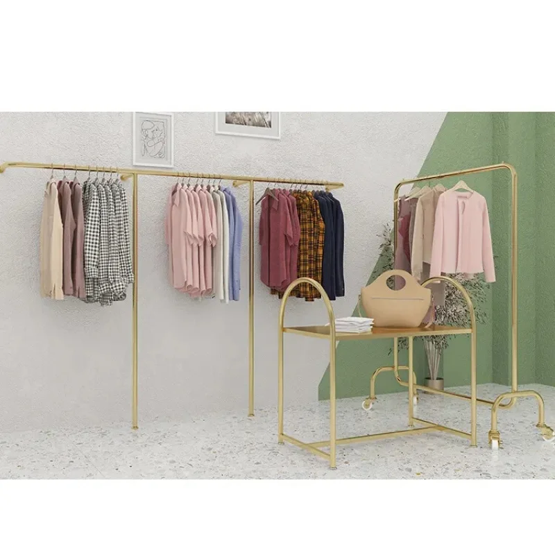 Custom. Clothes Display Stand Wall Mounted Rack Custom Clothing Rack Display Shelf For Store