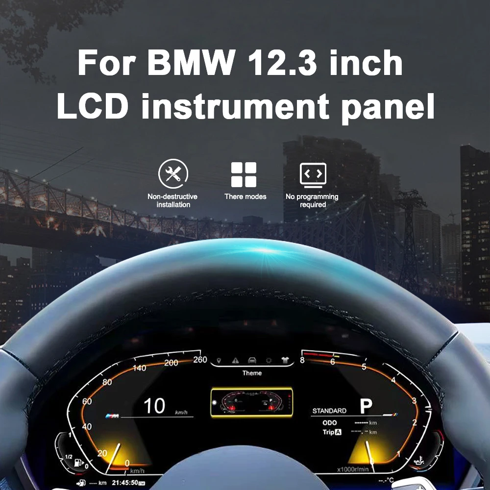 

Экран автомобильного спидометра для BMW 3 серии F30 F31 GT-F34 4 серии F32 F33 F36 2013 2014-2020 ЖК-дисплей приборной панели цифровой кластер NBT EVO