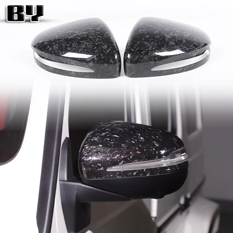 Carbon Fiber Rear View Mirror Caps For Mercedes Benz W464 G Class G63 AMG G500 2019-2020 Car Accessories