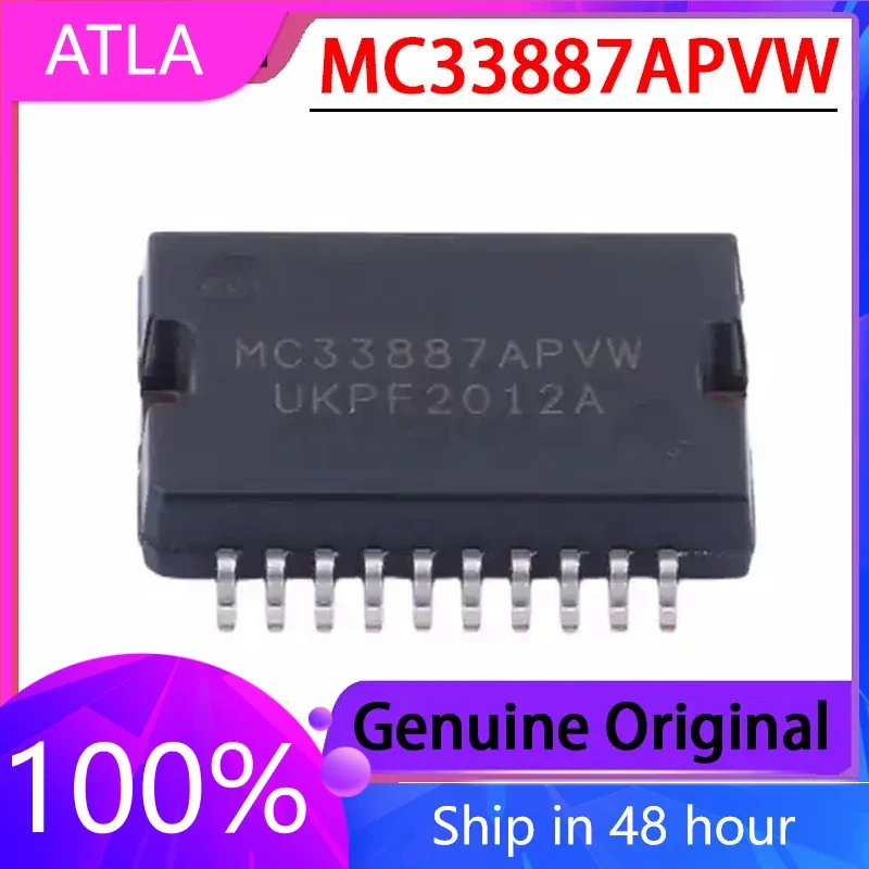 1 Stuks Nieuwe Mc33887apvw Mc33887 HSOP-20 Automotive Computer Board Throttle Idle Drive Chip