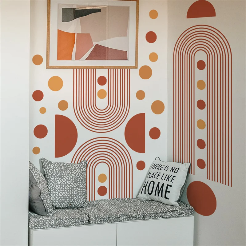 

Minimalist Boho Arch Wall Sticker Geometric Line Decals DIY Self-adhesive Vinyl Murals Nursery Kids Room Wallpaper Nordic Poster