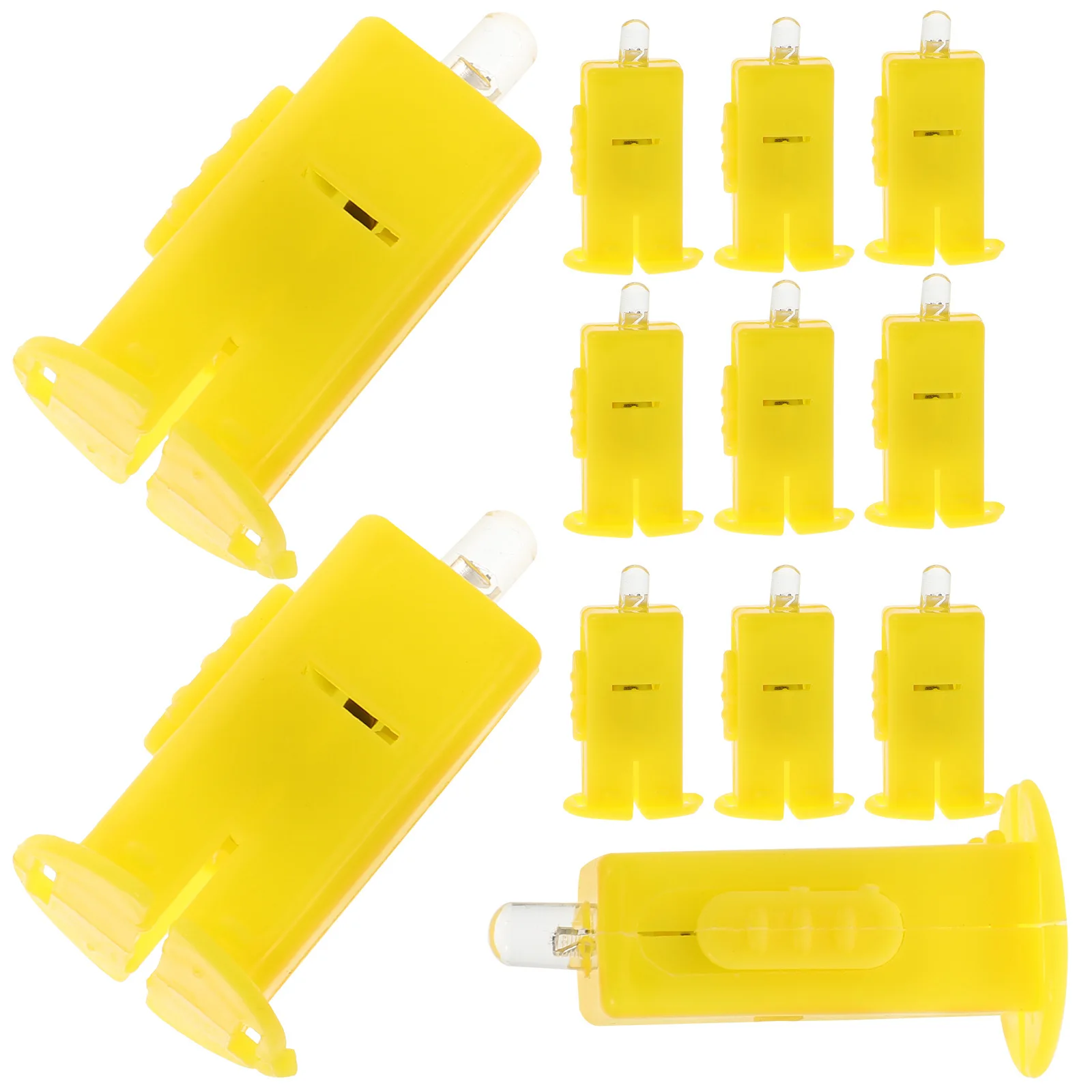 

12Pcs LED Paper Wicks Lamp with 3 Button Batteries Portable Lightweight for Halloween Birthday Wedding Party Festival Decoration