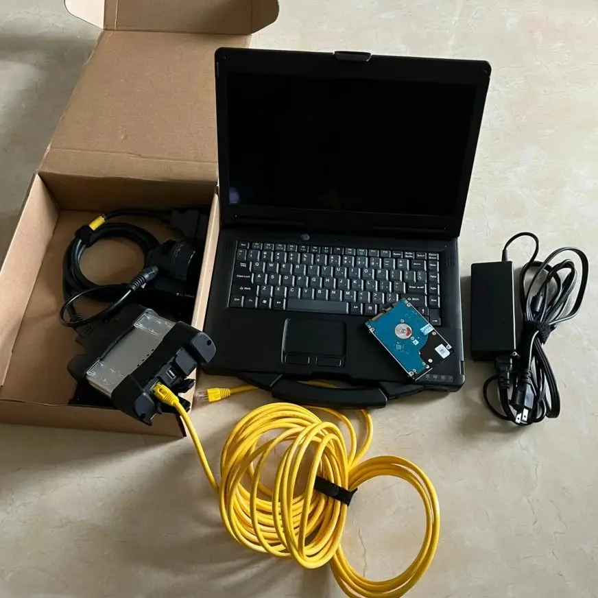 09.2026 For Bmw Icom Next Wifi Laptop CF53 I5 8G Software 1TB HDD Car Diagnostic Scanner WINDOWS10