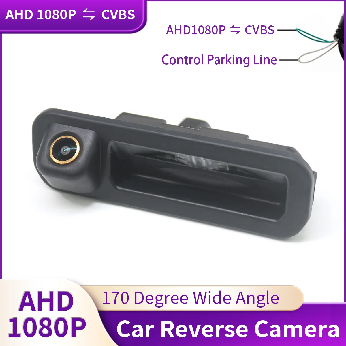 

AHD 1080P Trunk Handle Rear View Reversing Camera For Ford Focus 3 MK3 C MAX Waterproof Night Vision Backup Camera