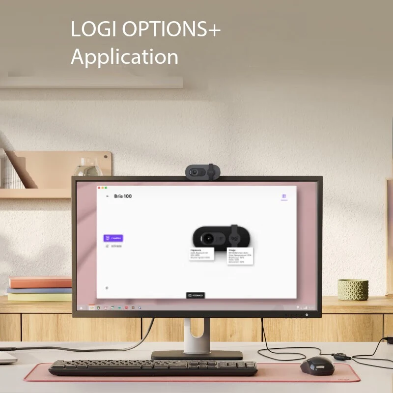 100%Original Logitech Brio 95 Full HD Webcam Video Conferencing Live Camera Video Calls Computer Laptop Camera with Microphone