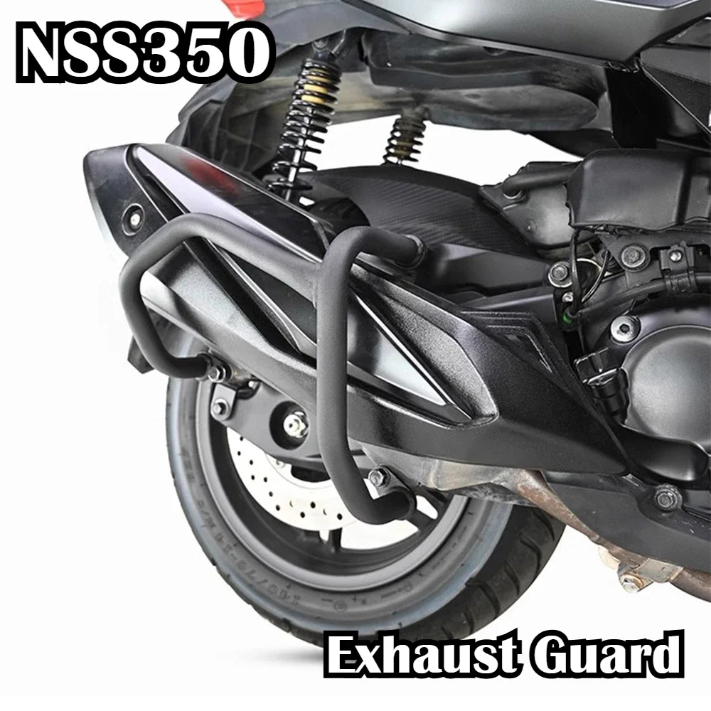 Para HONDA NSS350 Forza 350, silenciador de tubo de escape para motocicleta, Protector de parachoques, jaula para acrobacias, protección de carenado