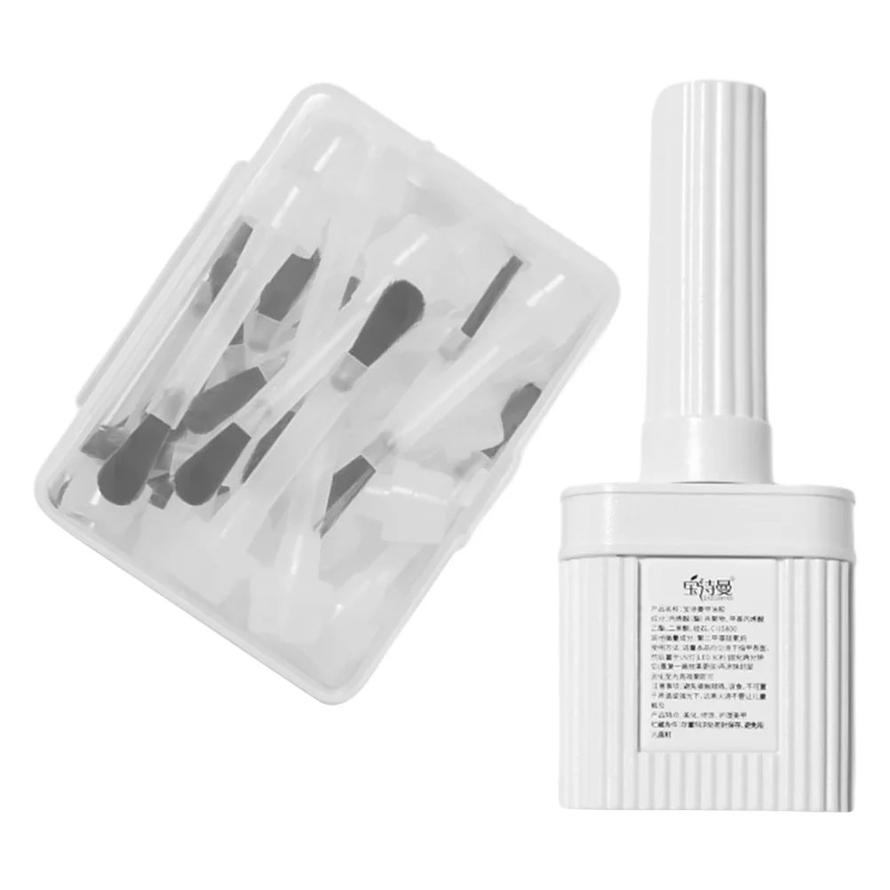 Nail Polish Brush Child Builder Gel French Manicure Kit Plastic off Replacement Bottle