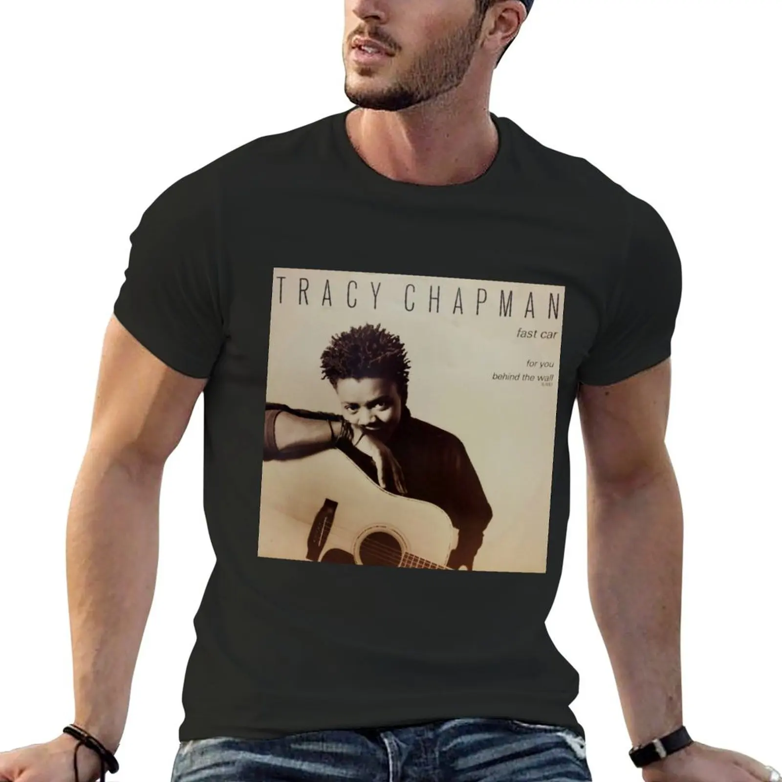 FAST CAR TRACY CHAPMAN T-Shirt quick-drying graphic t shirts oversized graphic tee shirts graphic mens plain t shirts