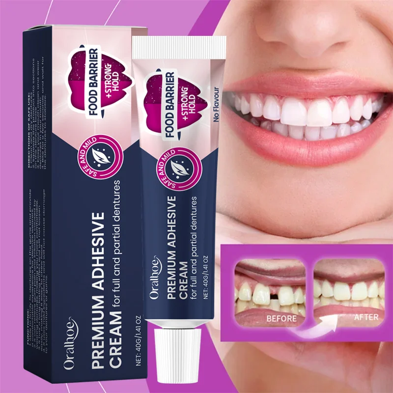 Denture Fixing Adhesive Improve The Comfort Of Denture Wear Prevent Denture Loosen Thermoplastic Adhesive Falseteeth Solid Glue