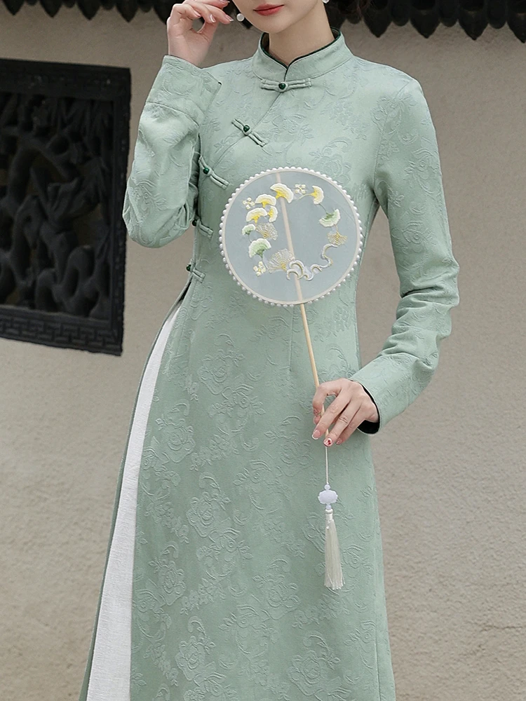 cinese-sle-donna-qipao-lavoro-orm-guarigione-cerimonia-del-te-insegnante-costume-tradizionale-misto-cotone-spacco-alto-abbigliamento-quotidiano