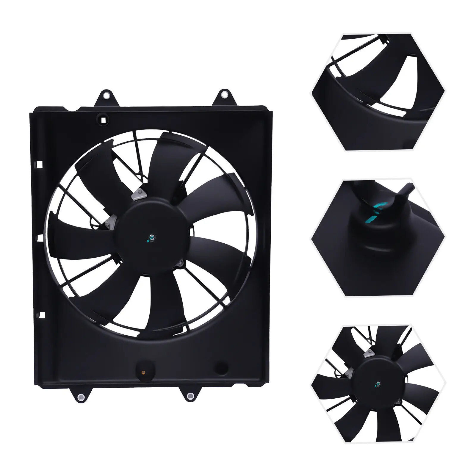 

FB5Z15200G Engine Cooling Fan Assembly Radiator Condenser For Honda 2016-2020 Civic DX /2017-2020 Civic LX Coupe /2018 Civic SE