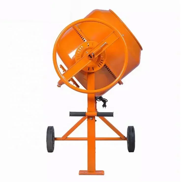 Agricultural Feed Seed Mixing Equipment Mortar Drum Hand Push Concrete Mixer Factory Supply