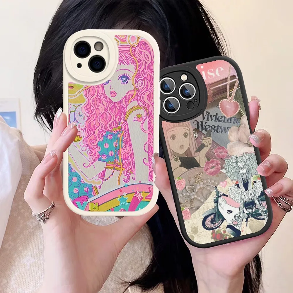 Anime Paradise Kiss Miwako Phone Case Hard Leather For iPhone 14 13 12 Mini 11 14 Pro Max Xs X Xr 7 8 Plus Fundas