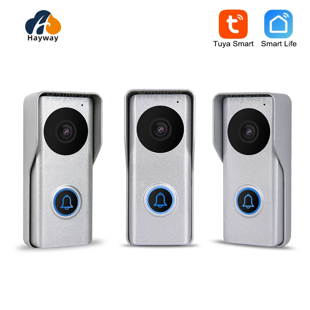 Hayway 7 Inches Video Intercom Tuya Smart Home Video Door Phone System 1080P 110° Wired Doorbell Camera IPS Full Touch Monitor