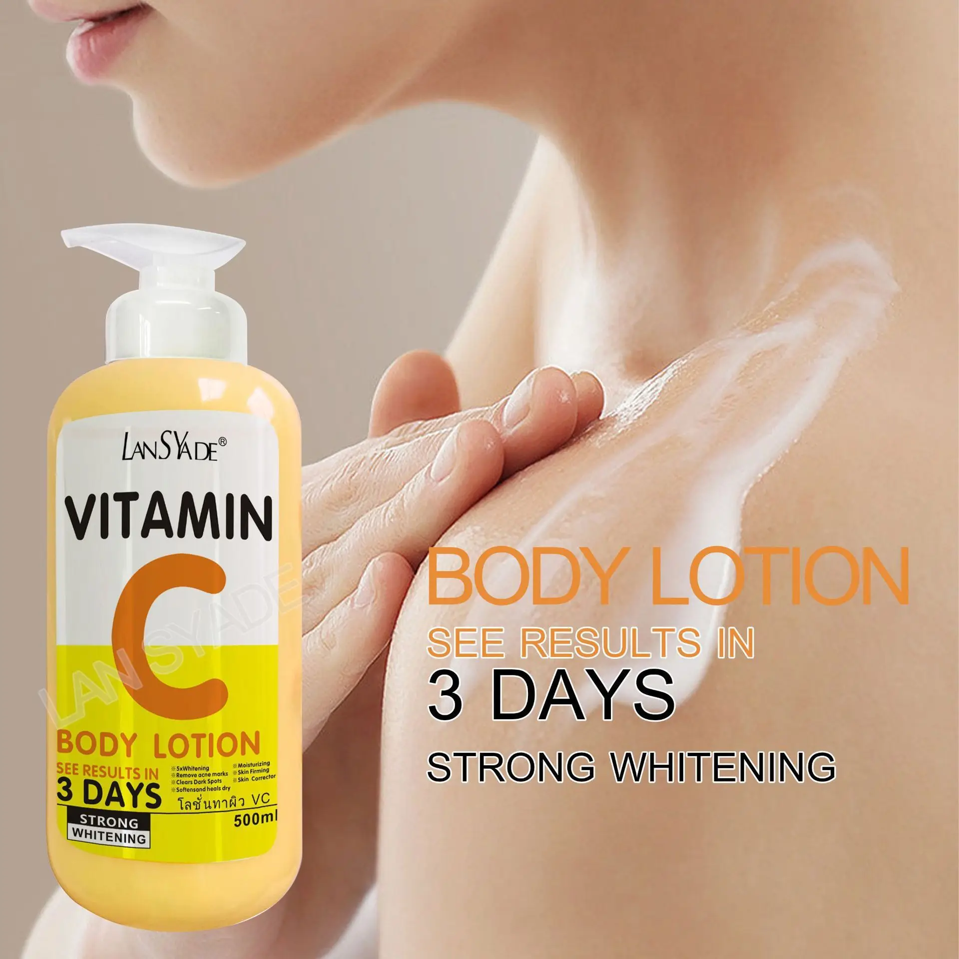 AHA Moisturizing Body Lotion Brightening Moisturizing Firming Body Lotion Toning Serum Body Butter Whitening Cream