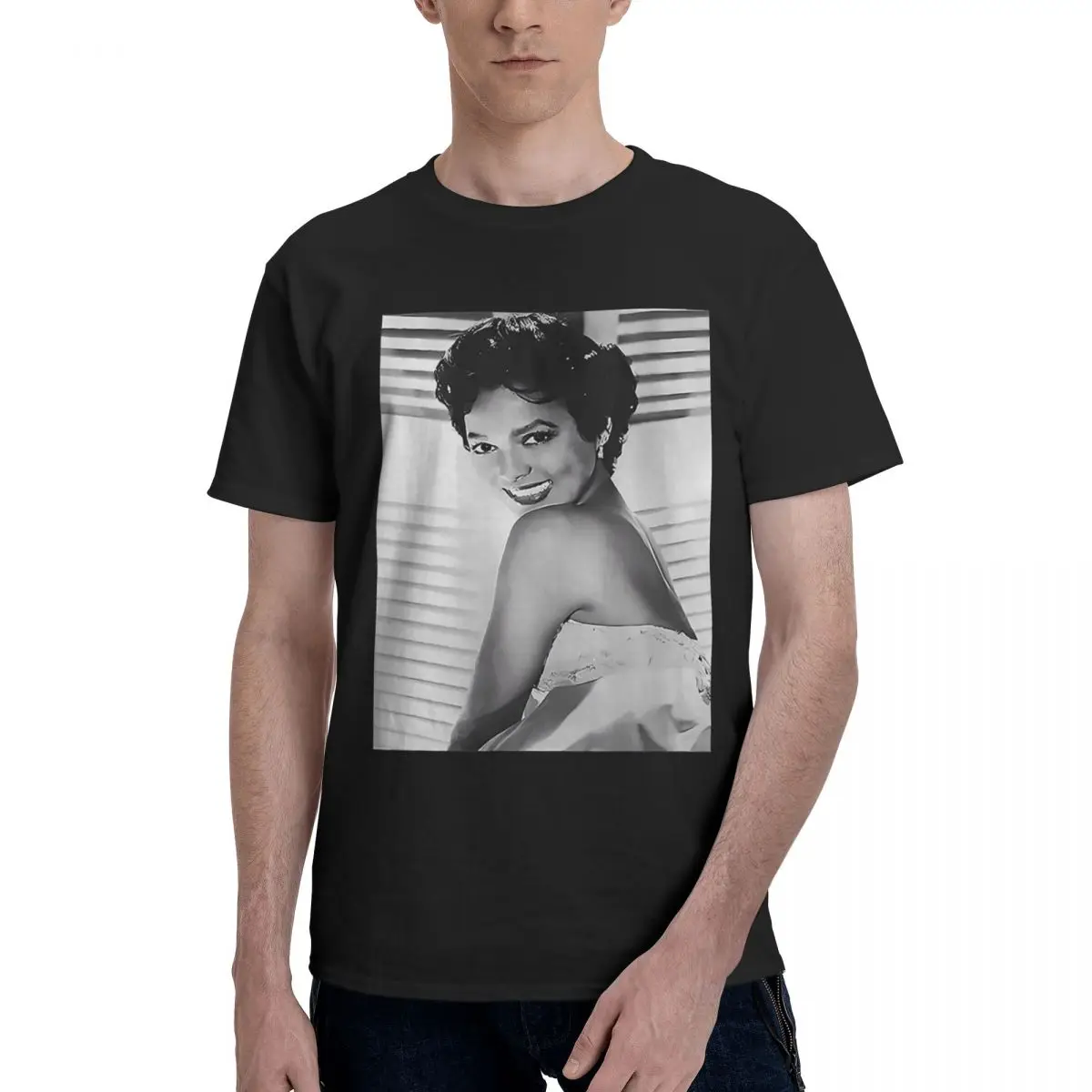 

Dorothy Dandridge 100% Cotton Casual Breathable Confortable Cute High End Men's Clothing Men T-Shirt