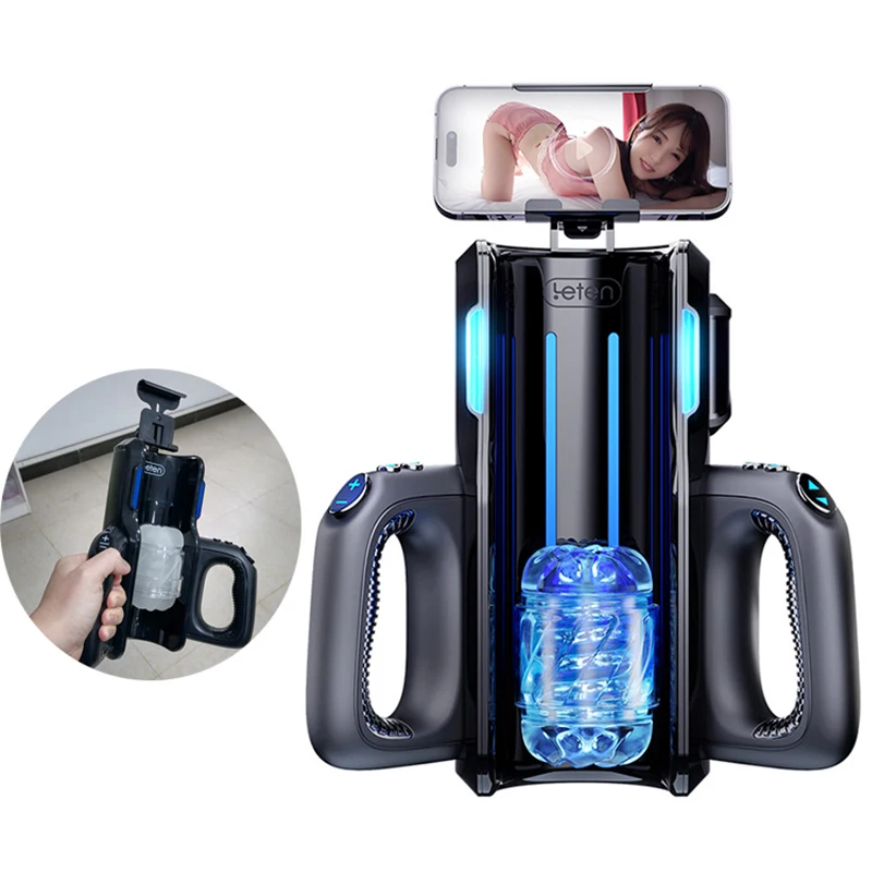 Automatic Telescopic Vagina Masturbator Male Masturbation Machine Powerful Thrusting High Speed Sex Toy for Men Airplane Cup