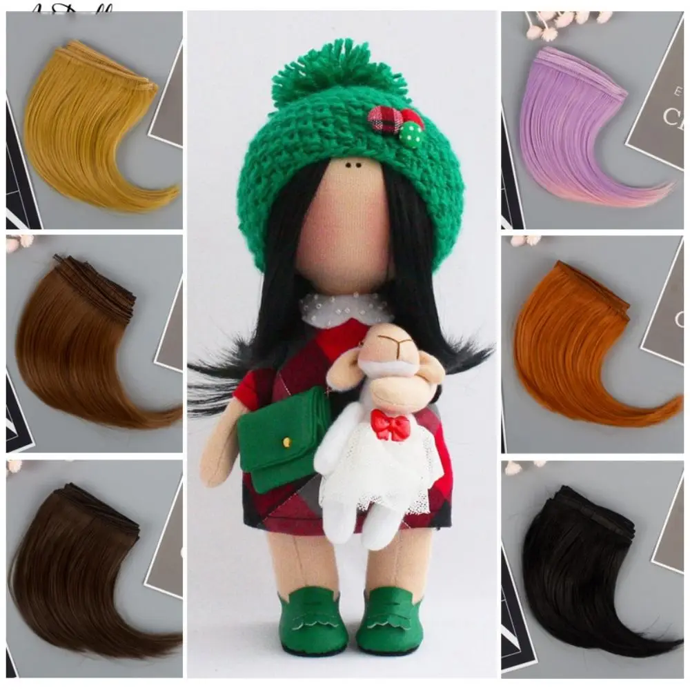 10*100cm Doll Hair Kids Gifts 7 Colors High-Temperature Wire Screw Periwig DIY Accessories