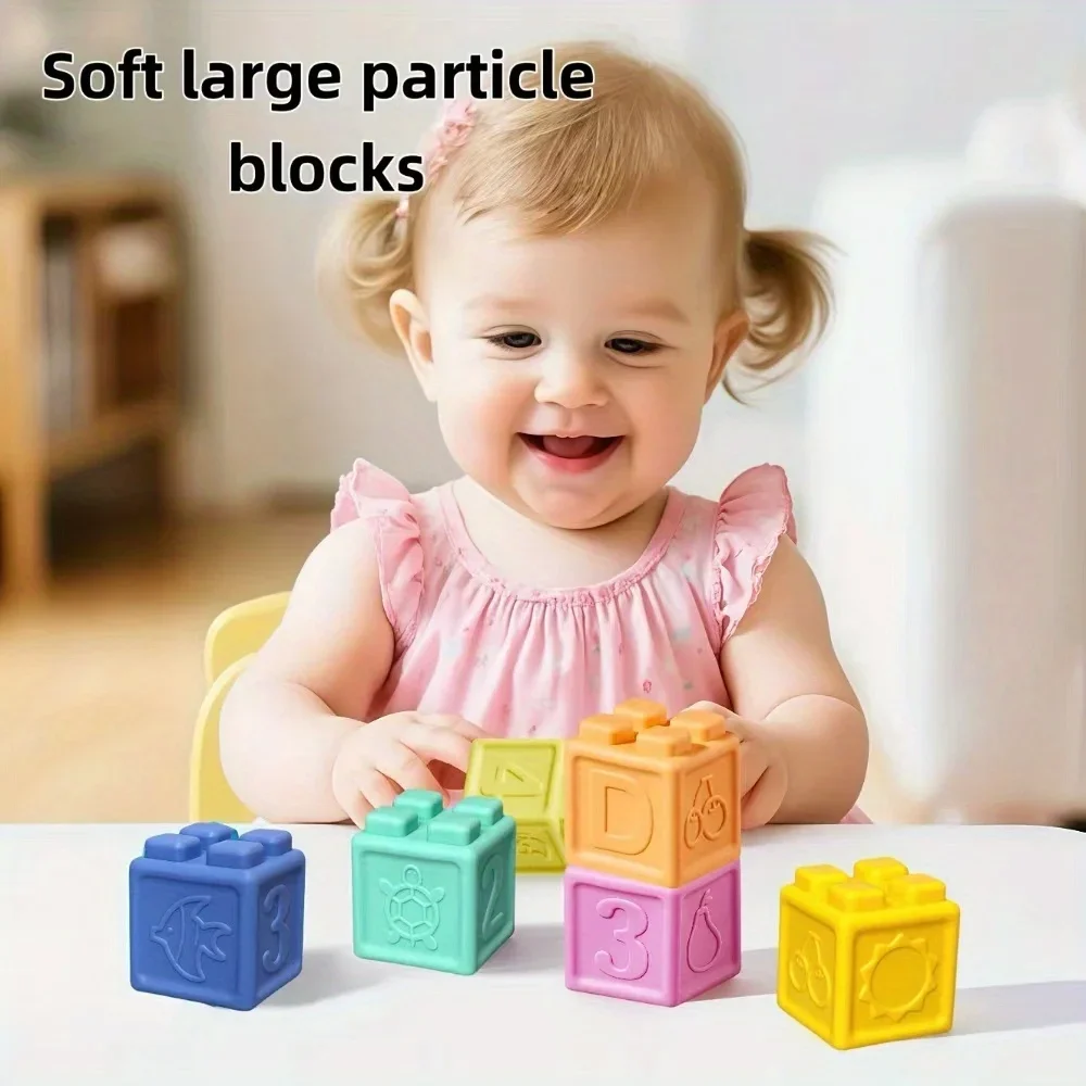 Stacking and sorting building block toys for infants and young children,  Engaging Patterns, Sorting Cubes, Skillbuilding Toys