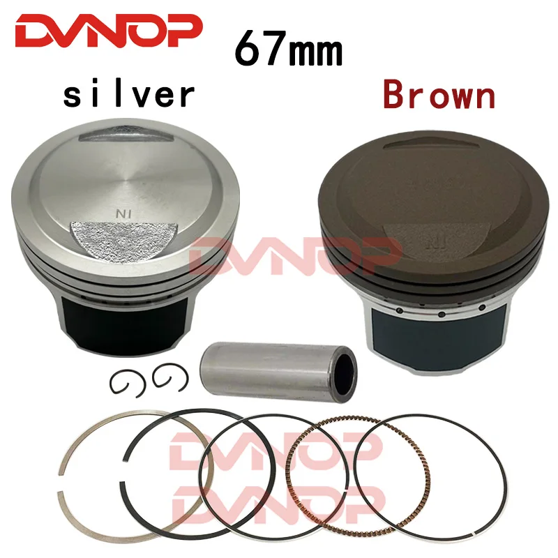 Conjunto de kit de anel de pistão 67mm 233cc para Honda CRF230F CB250 CRF 230F CRF230 F 2007-2015