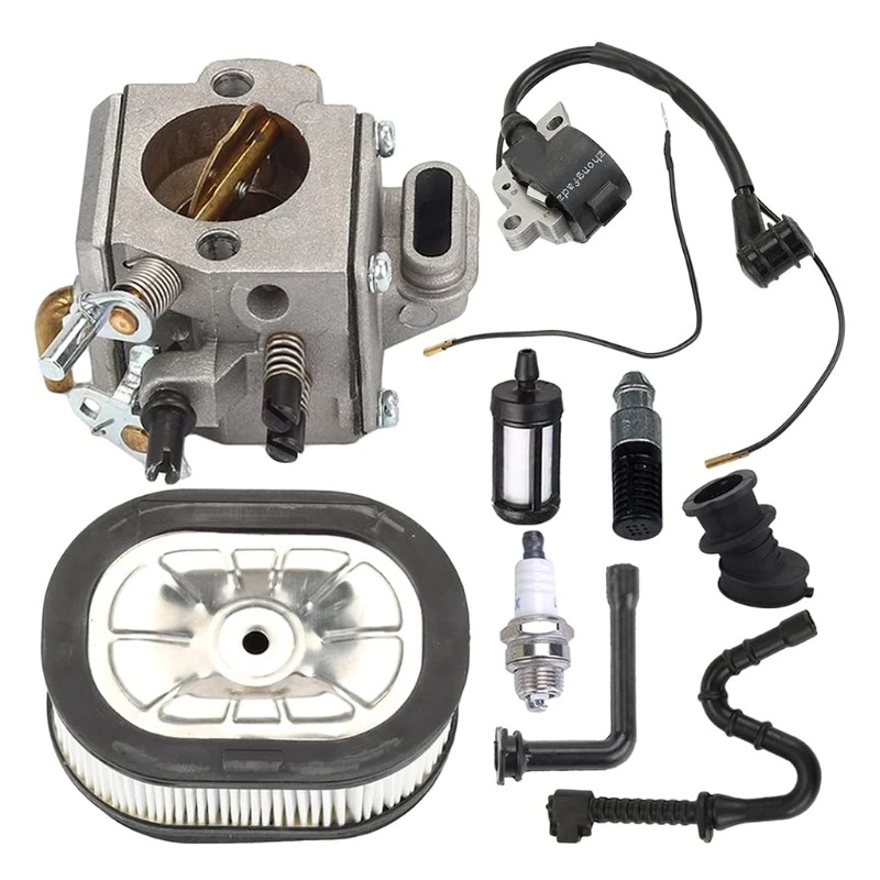 

MS460 Carburetor Carb with Ignition Coil Tune Up for 044 046 MS440 MS 460 Chainsaw Parts Replacement AOS