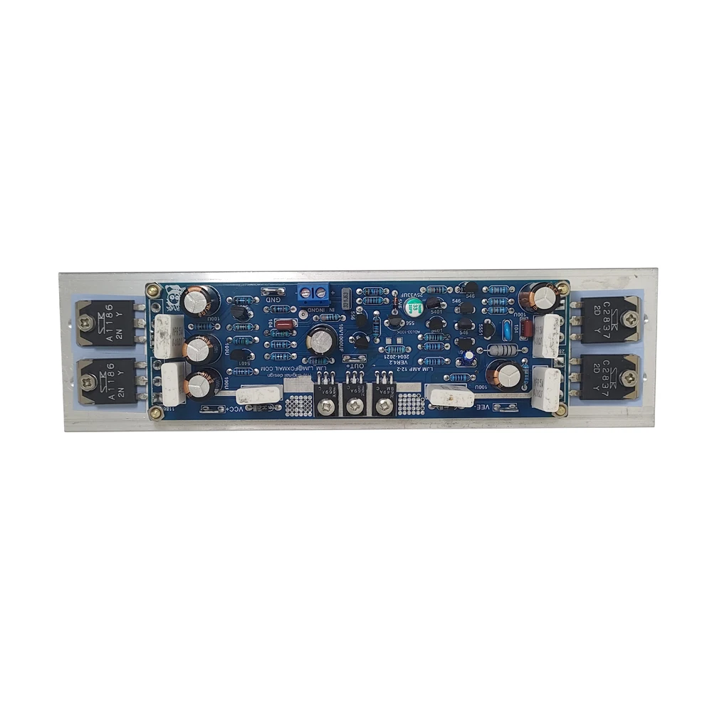 Mono Class AB L12-2 Power Amp board Assembled 120W +-55V with Heatsink VER4.2