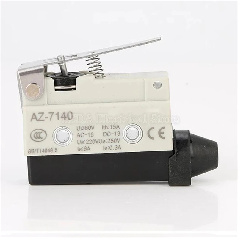 1Pcs AZ-7140/TZ-7140 10A 15A micro switch for small household appliances Limit/Stroke Switch Silver contact 1NO1NC short lever