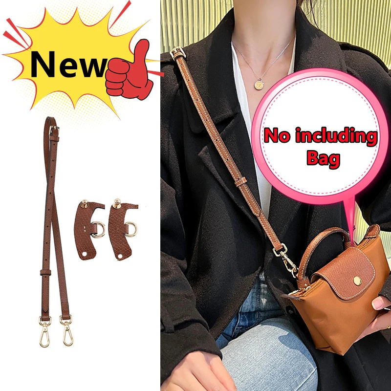 New Bag Strap For Longchamp Bag Transformation Accessories free punching For Mini Bag Shoulder Strap Mini Bag(No including Bag)