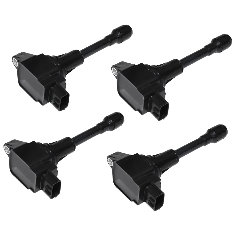 4X Ignition Coil For Nissan Tiida Versa Sentra Qashqai Micra Altima Cube X-Trail Infiniti FX37 FX50 Q60 Q70 QX50 QX70 22448JA00C