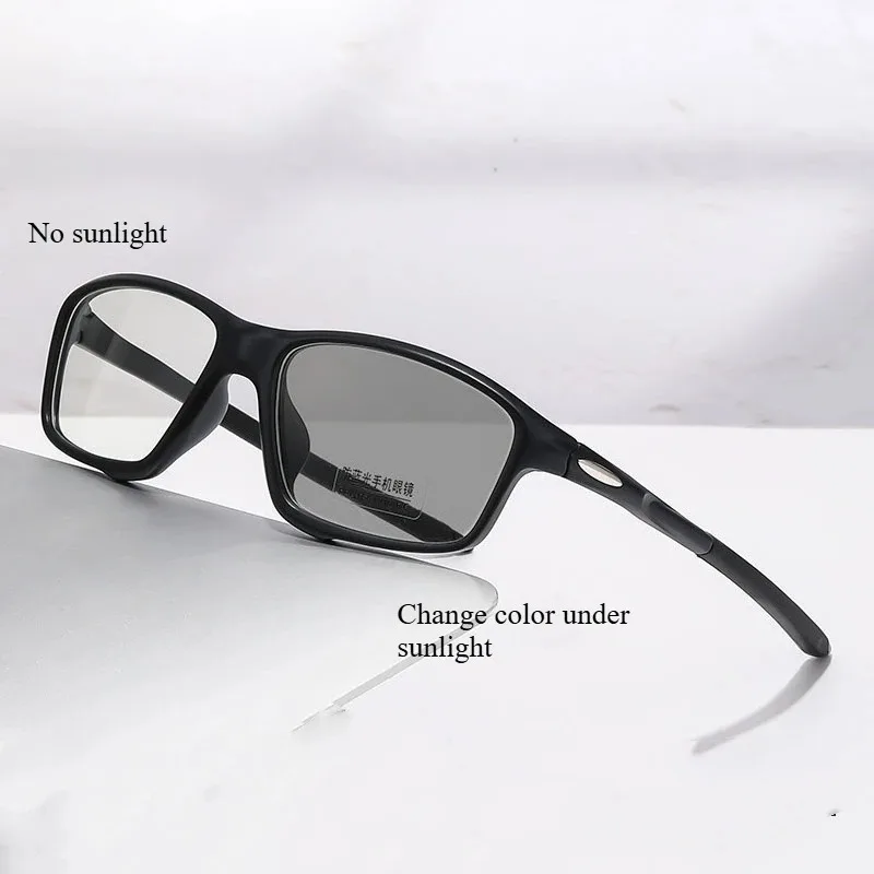 نظارات قراءة متغيرة الألوان للاستخدام القريب والبعيد، نظارات قراءة رياضية مزدوجة الضوء، نظارات ركوب الدراجات للجنسين