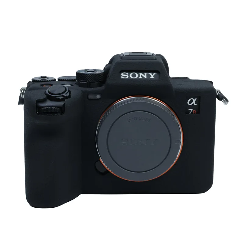 อุปกรณ์ป้องกันฝาครอบป้องกันตัวเคสซิลิกอนสำหรับกล้อง Sony Alpha 7R5 a7r5 A7RV A7R ILCE-7r5มิเรอร์เลสเคสนิ่ม