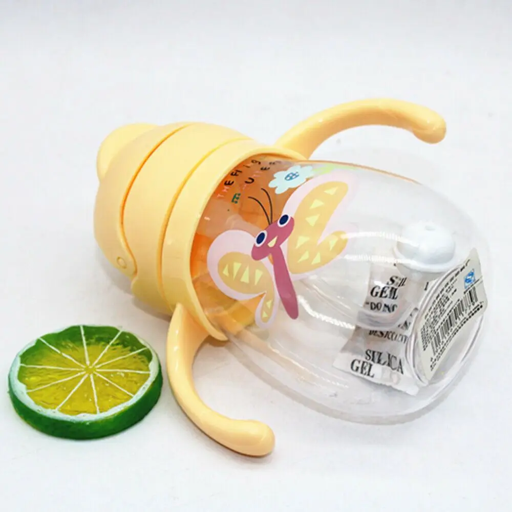 Sports Portable Travel Cute Cartoon Drinking Bottles Water Bottle Water Cup Straw Drinkware